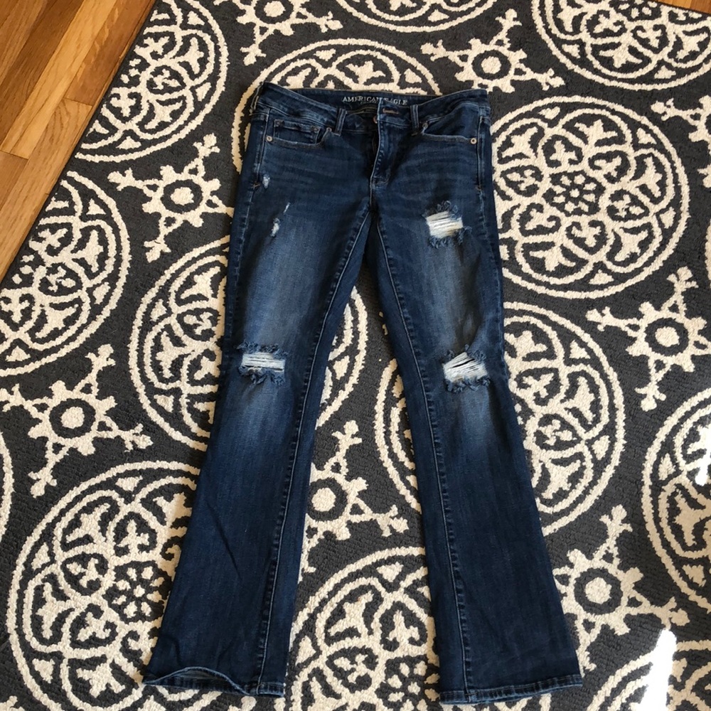 American Eagle skinny kick jeans